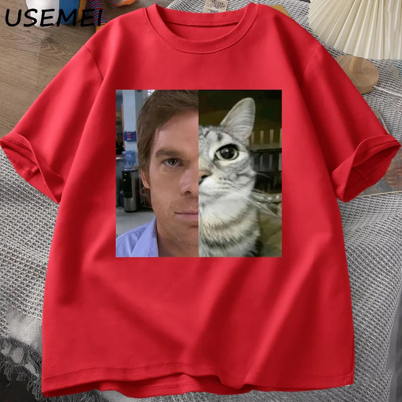 🩸 Dexter Morgan Cat T-shirts Funny