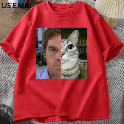 🩸 Dexter Morgan Cat T-shirts Funny