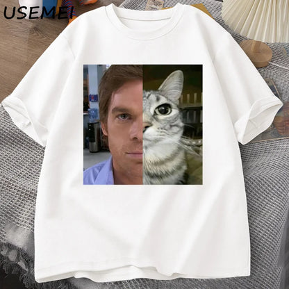 🩸 Dexter Morgan Cat T-shirts Funny