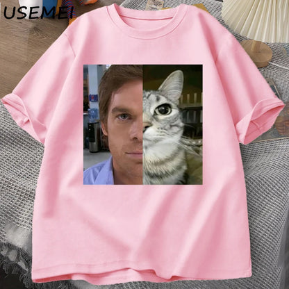 🩸 Dexter Morgan Cat T-shirts Funny