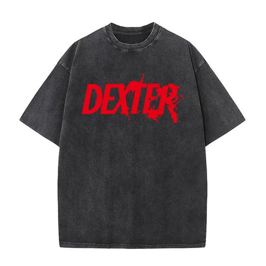 Washed Vintage Dexter Morgan  T-shirts