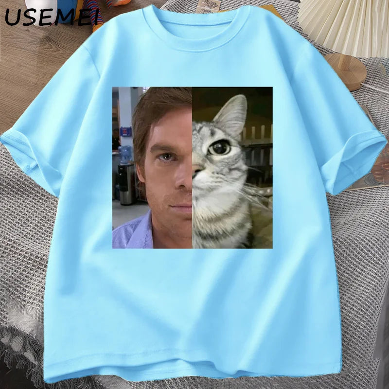 🩸 Dexter Morgan Cat T-shirts Funny