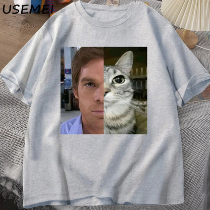 🩸 Dexter Morgan Cat T-shirts Funny